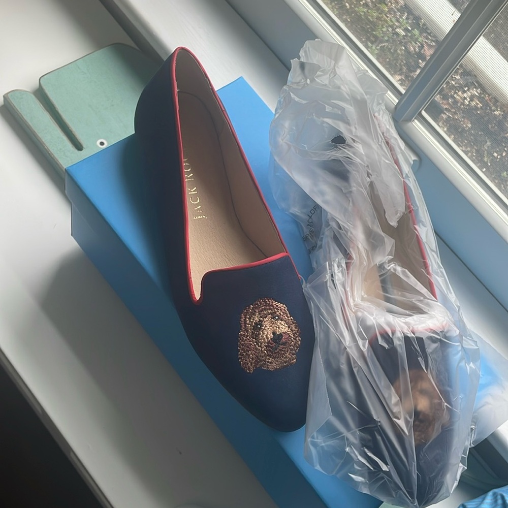 Jack Rogers doodle flats size 7